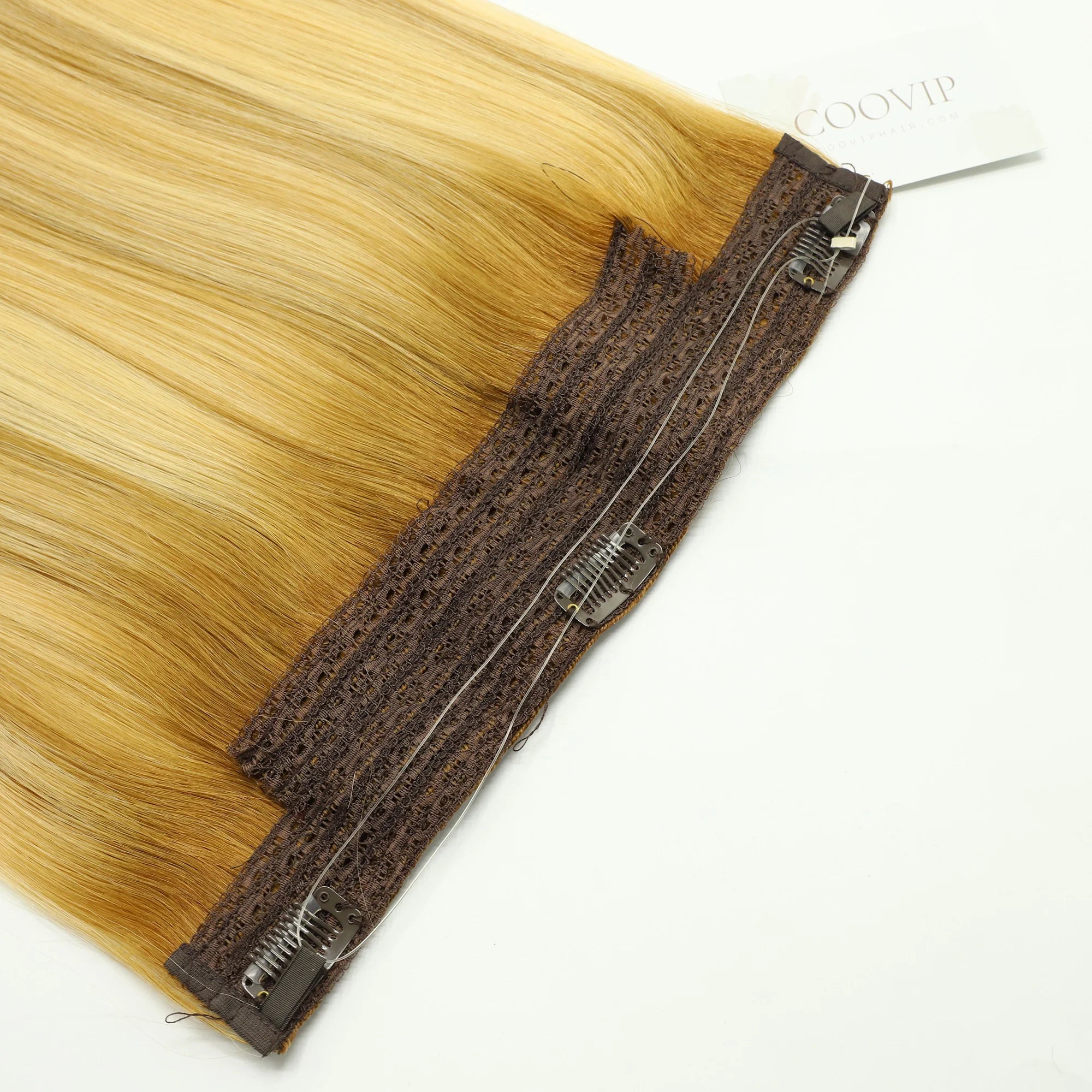 Halo Hair Extensions with invisible wire for easy wear