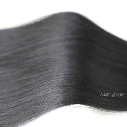 Invisible Tape in Extensions Double Drawn #1 Jet Black Hair 100g - Cooviphair