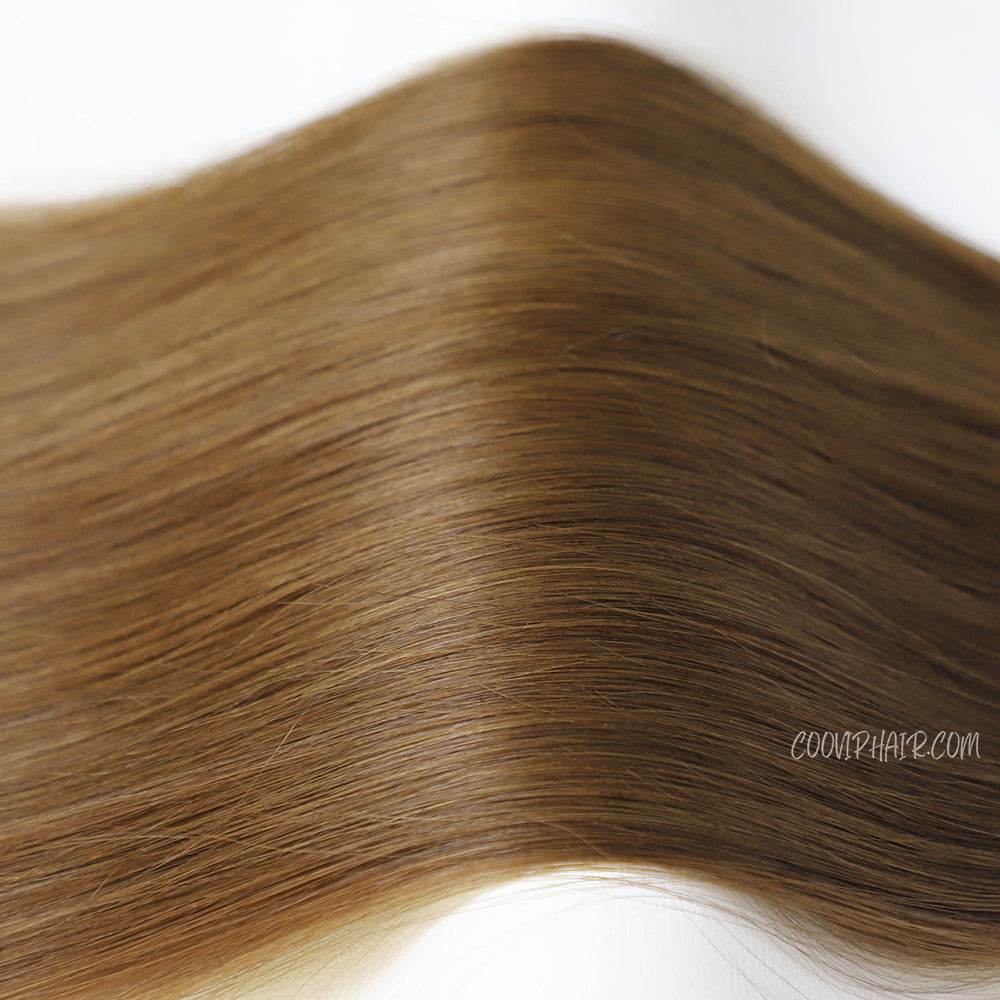 Invisible Tape in Extensions Double Drawn #4 Chocolate Brown Hair 100g - Cooviphair
