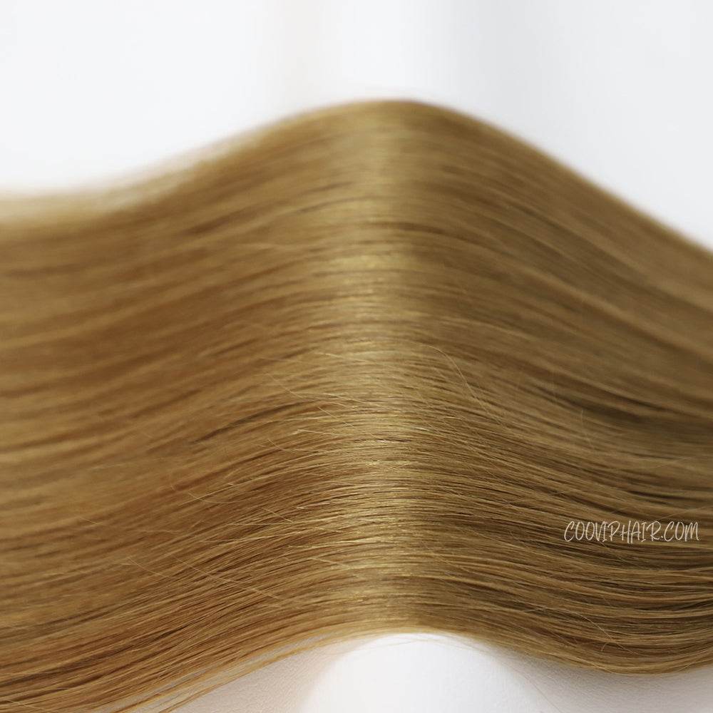 Invisible Tape in Extensions Double Drawn #8 Light Chestnut Brown Hair 100g - Cooviphair