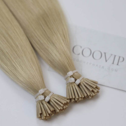 I Tip Extensions Double Drawn #22 Champagne Blonde Hair 50g - Cooviphair