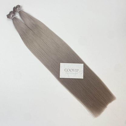 I Tip Extensions Double Drawn Silver Hair 50g - Cooviphair