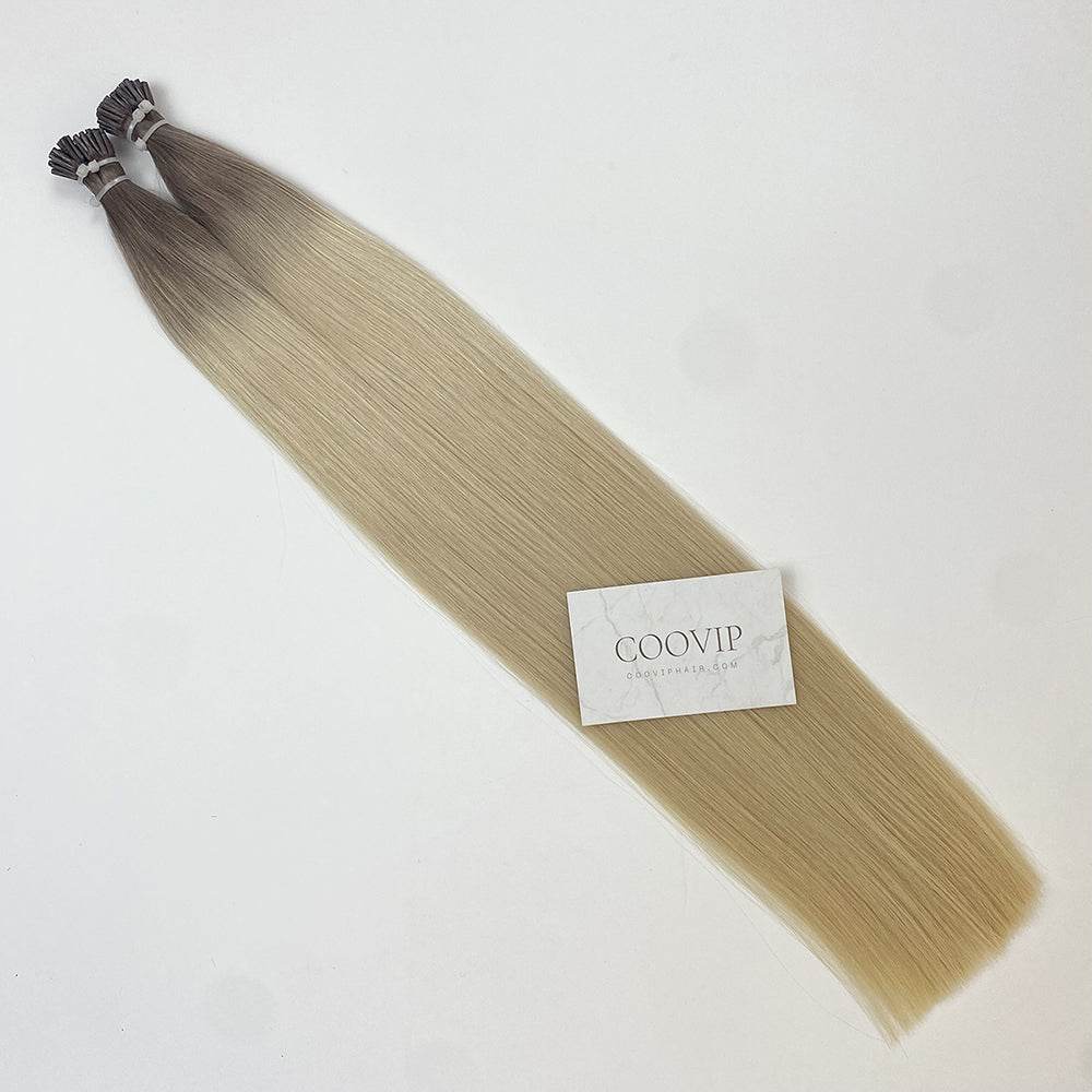 I Tip Extensions Double Drawn Ombre Hair #T8.1/60A 50g - Cooviphair