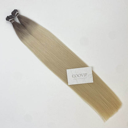 I Tip Extensions Double Drawn Ombre Hair #T8.1/60A 50g - Cooviphair