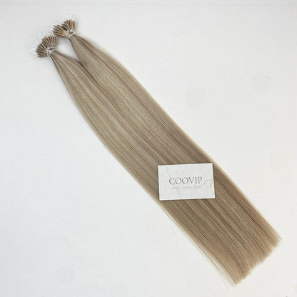 Nano Bead Hair Extensions Double Drawn Piano Hair #P18/60 50g - Cooviphair