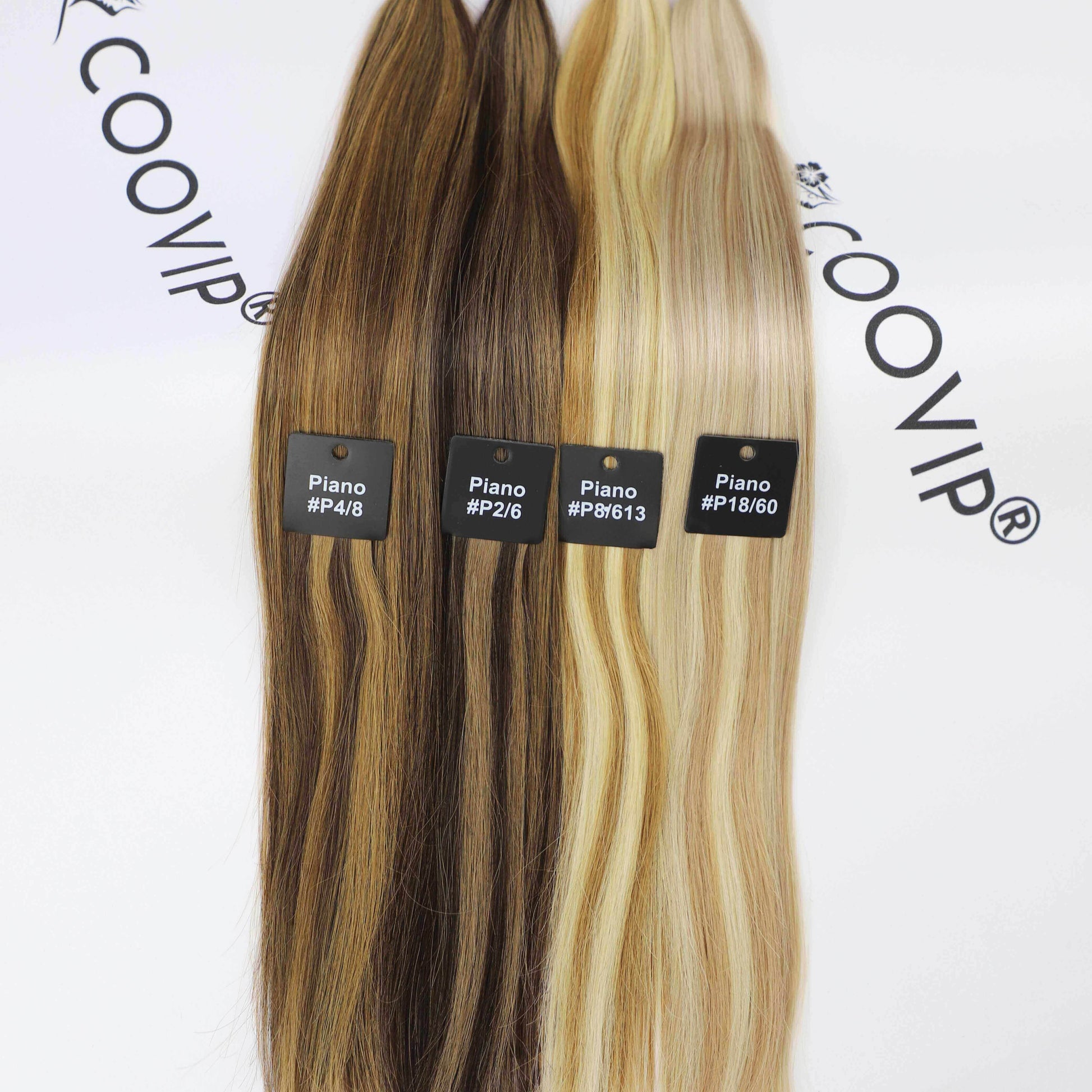 Genius Weft Double Drawn Ombre Hair Color #T8.1/60A 20g - Cooviphair