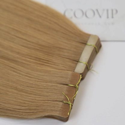 Tape in Extensions Double Drawn #27 Copper Blonde Hair 50g - Cooviphair