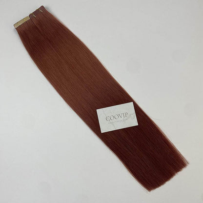 Tape in Extensions Double Drawn #530 Ruby Red Hair 50g - Cooviphair