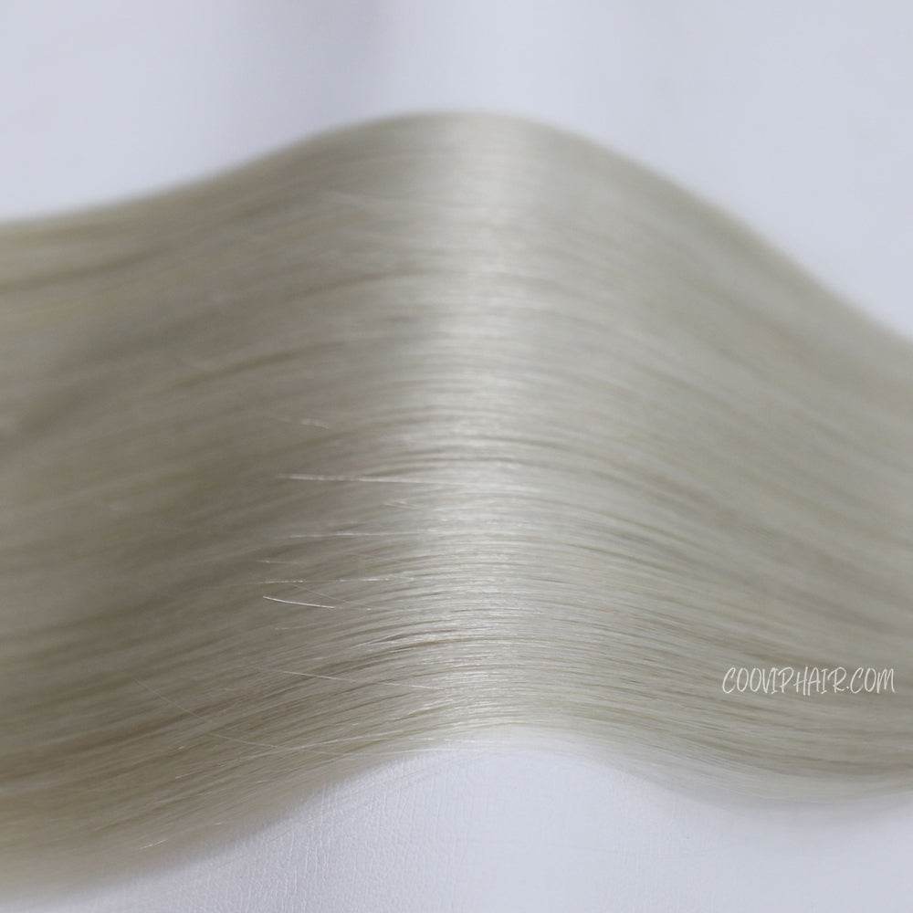 I Tip Extensions Double Drawn #60A Light Platinum Blonde Hair 50g - Cooviphair