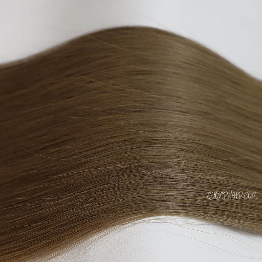 I Tip Extensions Double Drawn #6 Medium Chestnut Brown Hair 50g - Cooviphair