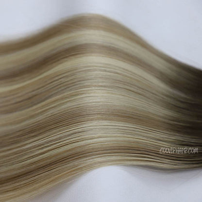 Tape in Extensions Double Drawn Balayage Hair #B4/8/60 50g - Cooviphair