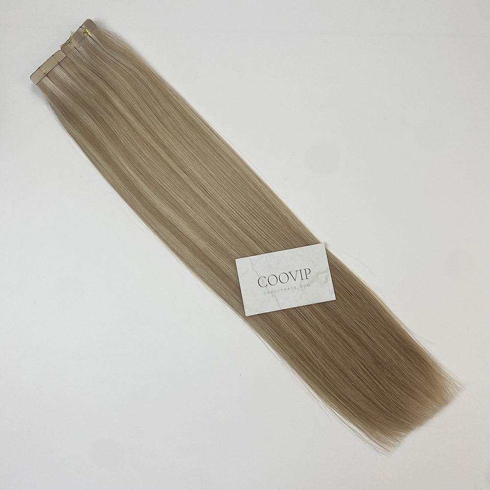 Tape in Extensions Double Drawn Piano Color Hair #P18/60 50g - Cooviphair
