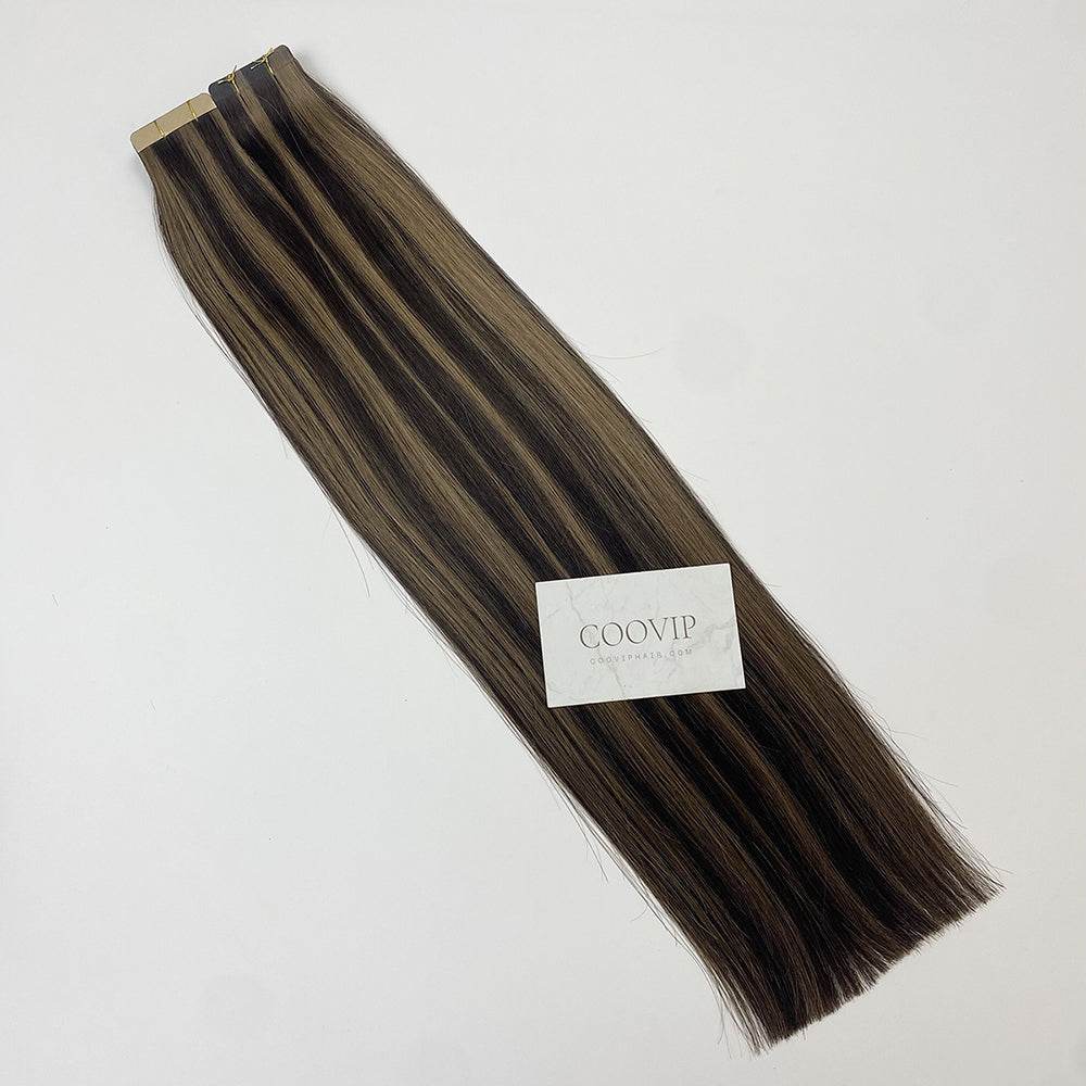 Tape in Extensions Double Drawn Piano Color Hair #P2/6 50g - Cooviphair